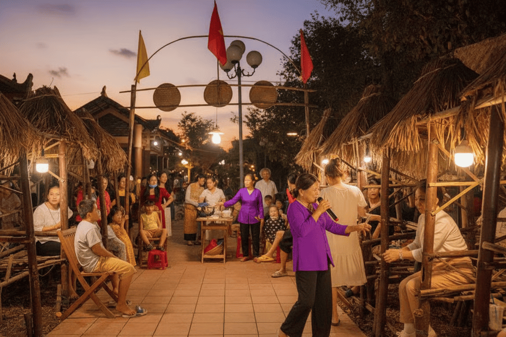 Lễ hội B&agrave;i Ch&ograve;i tại cầu ng&oacute;i Thanh To&agrave;n